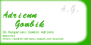 adrienn gombik business card